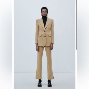 NWT ZARA SLIT HEM CIGARETTE PANTS